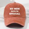 MY MOM Soft-Top Baseballkappe für Damen und Herren, Modische Outdoor-Hut, Lässige Hip-Hop-Kappe