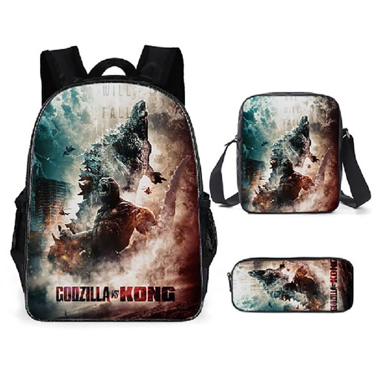 Shoulder Anime Cartoon Bag Pencil Case Kids School Pack For Daily Use
