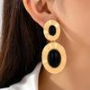 Large European & American Style Dangle Earrings: Exaggerated, Elegant, and Popular Women's Long Earrings