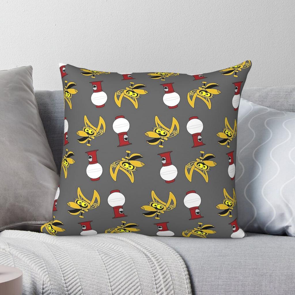 Mystery Science Theater Crow TRobot Pillowcase Polyester Linen Velvet Printed Zip Decorative Home Cushion Case