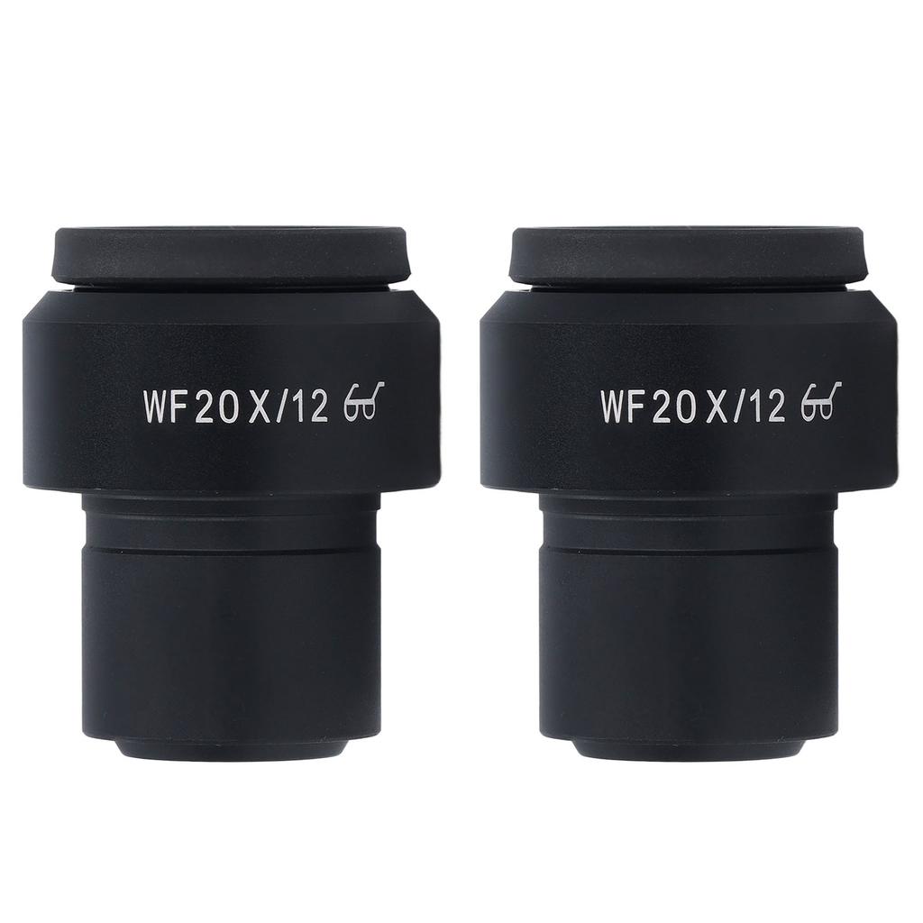2 Stück Mikroskop-Okular WF20X Weitfeld Einstellbare Dioptrie Optisches Mikroskop-Okular mit 30mm