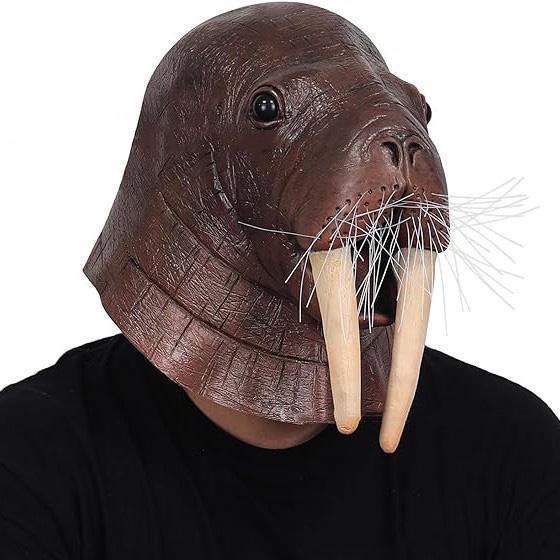 

Fun Sea Lion Latex Mask One size коричневый