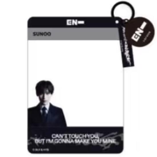 ENHYPEN x MINISO - Transparenter Charakter-Kartenanhänger SUNOO