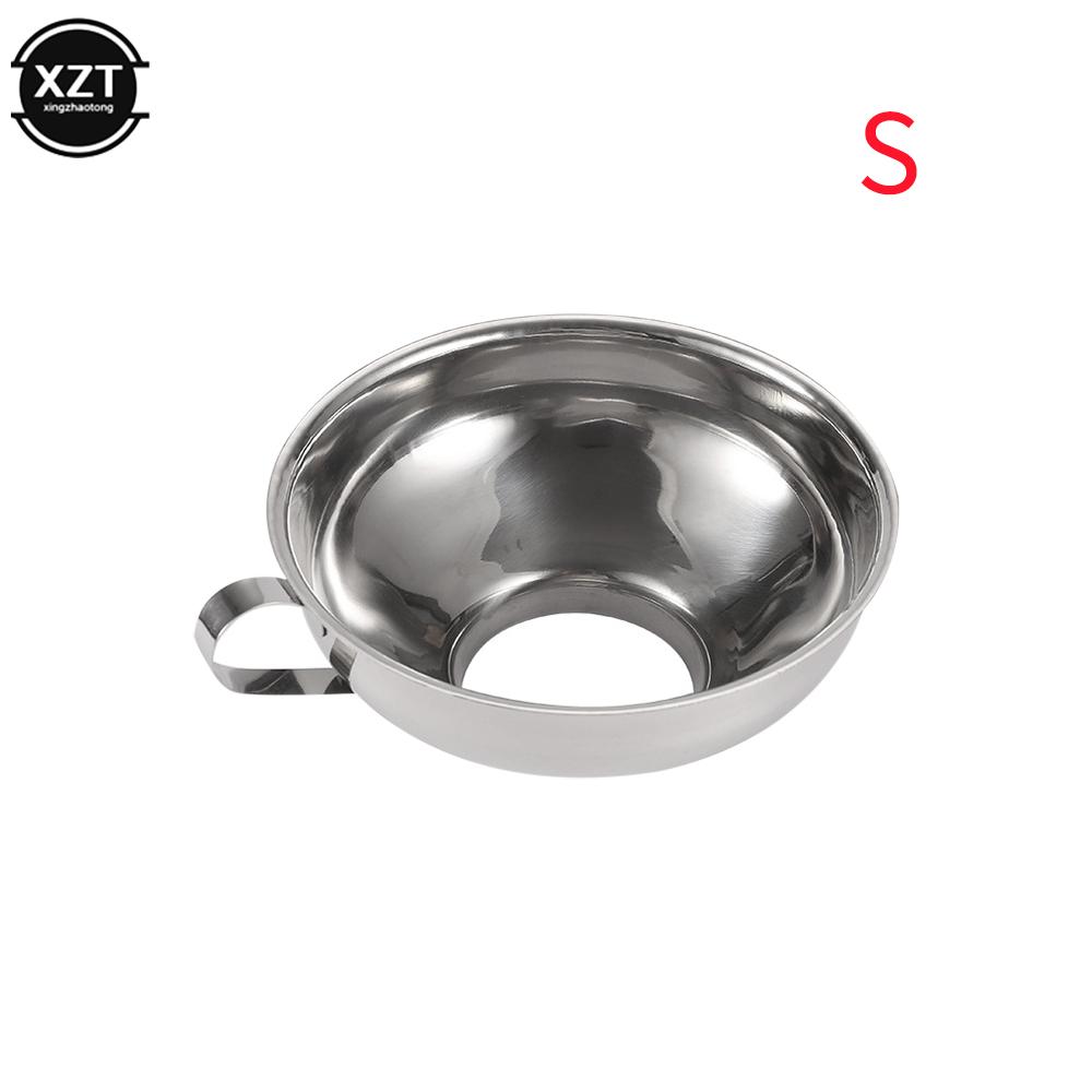 

2 размера нержавеющая сталь широкое горло воронка для консервирования воронка для густой заправки салата широкое горло банка для масла вина кухонные принадлежности для приготовления пищи