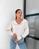 European & American Cross-Border Autumn/Winter Lantern Sleeve Loose Pullover Sweater for Women - Short Style