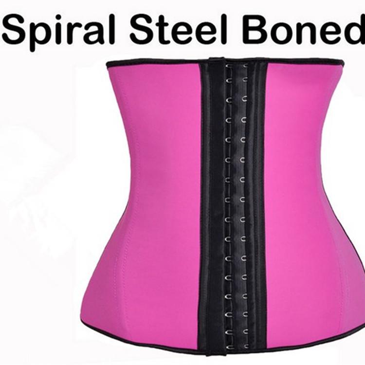 Korsett Nytt Tre rader med knappar Dragkedja Bälte Shapewear Underkläder Maggördel Midjebälte Bälte Gördelskydd