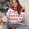 New Arrival 2026 Autumn European & American Long Sleeve Christmas Knit Sweater for Women