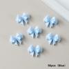 20/50Pcs Mixed Resin Double Layer Bowknot Nail Art Charms 3D Colorful Bow Nail Art Decorations Diy Manicure Parts Salon Supply