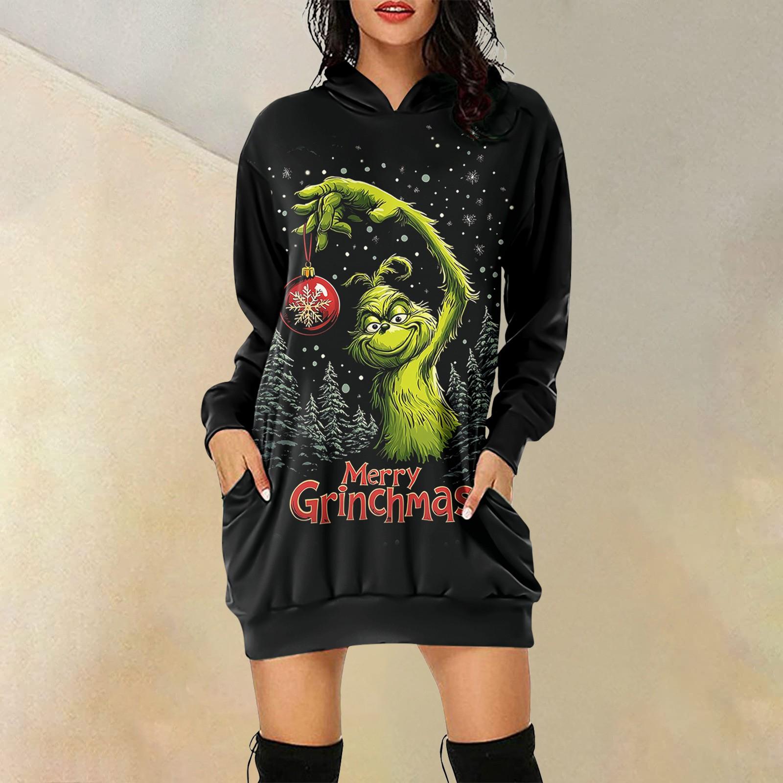 

Женская повседневная модная толстовка с капюшоном и длинным рукавом с принтом XL