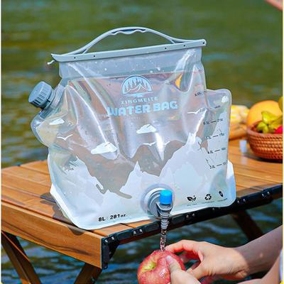 Outdoor Wassersack mit großer Kapazität, Tragbarer faltbarer Wasserspeicherbeutel, Wasserspeicherbeutel für Selbstfahrerfahrzeuge, Campingausrüstung und Zubehör