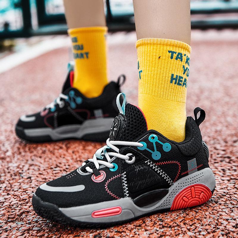 

Детские сетчатые баскетбольные кроссовки - Нескользящие, Модные повседневные туфли для мальчиков, Горячий стиль 31