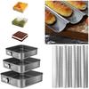 Non-Stick Springform Cake Pan Set and Perforated Baguette Baking Tray for Bread Cheesecake Pastry Kitchen Bakeware Tools