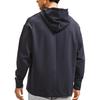 Under Armour Sweatshirts Men's Black Hooded Moderate Cardigan 1379051-001