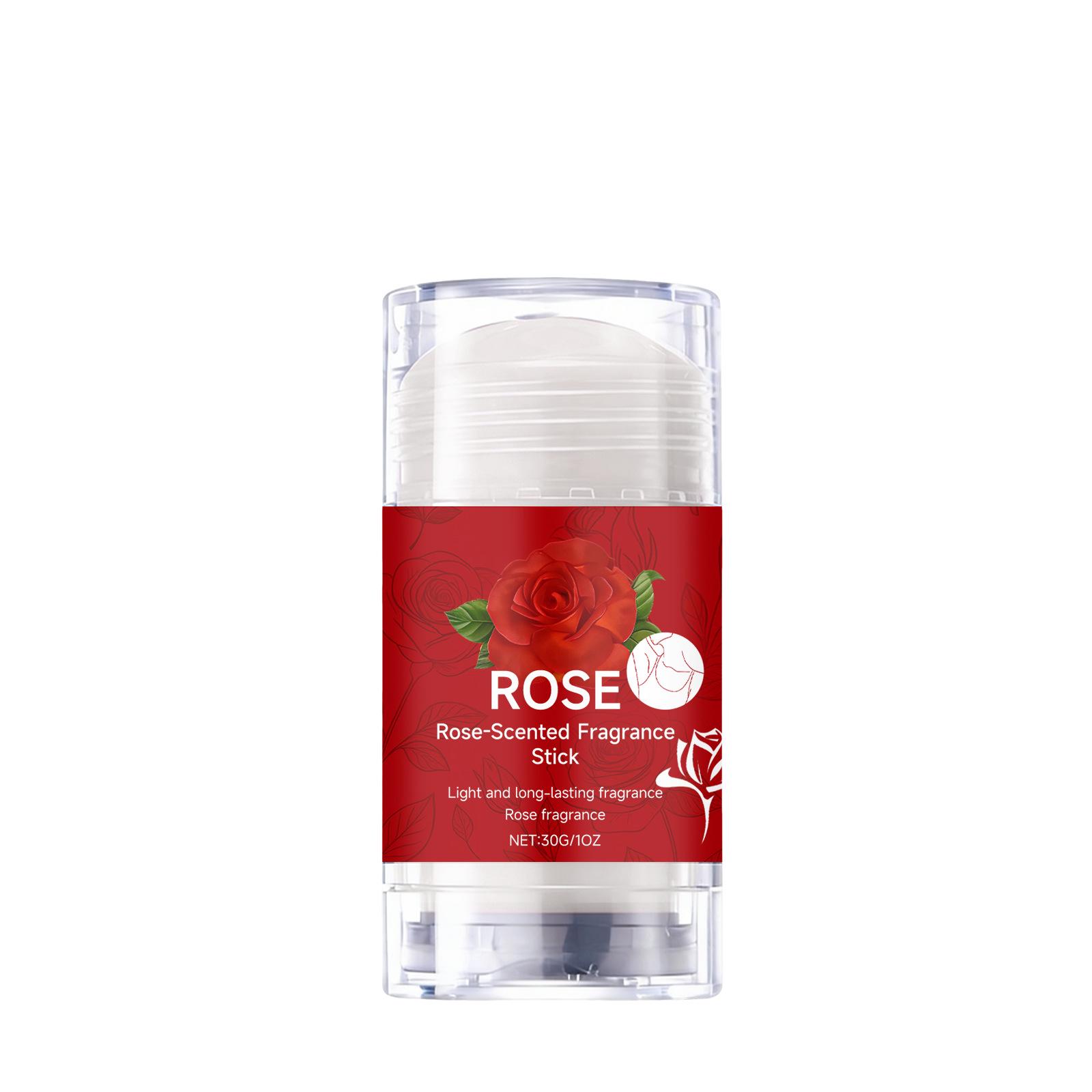 Rose Deodorant Stick: Gentle, Refreshing, Non-Sticky, Portable, Easy Application, Natural Long-Lasting Fragrance