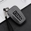 Carbon Fiber Auto Key Fob Case Cover Fit For Toyota C-Hr Chr Rav4 Rav 4 Corolla Camry Avalon Land Cruiser Prado Prius