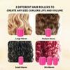 S/M/L Hair Rollers Self Grip Holding Self-Adhesive Air Bangs Curling Roller Hair Clips Comb DIY Hair Curling Tools