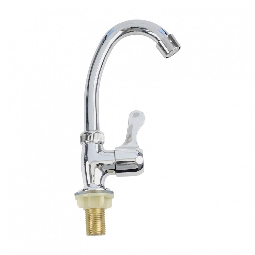 1pc Kitchen Faucet Sink Faucet 360° Rotation Plastic Steel