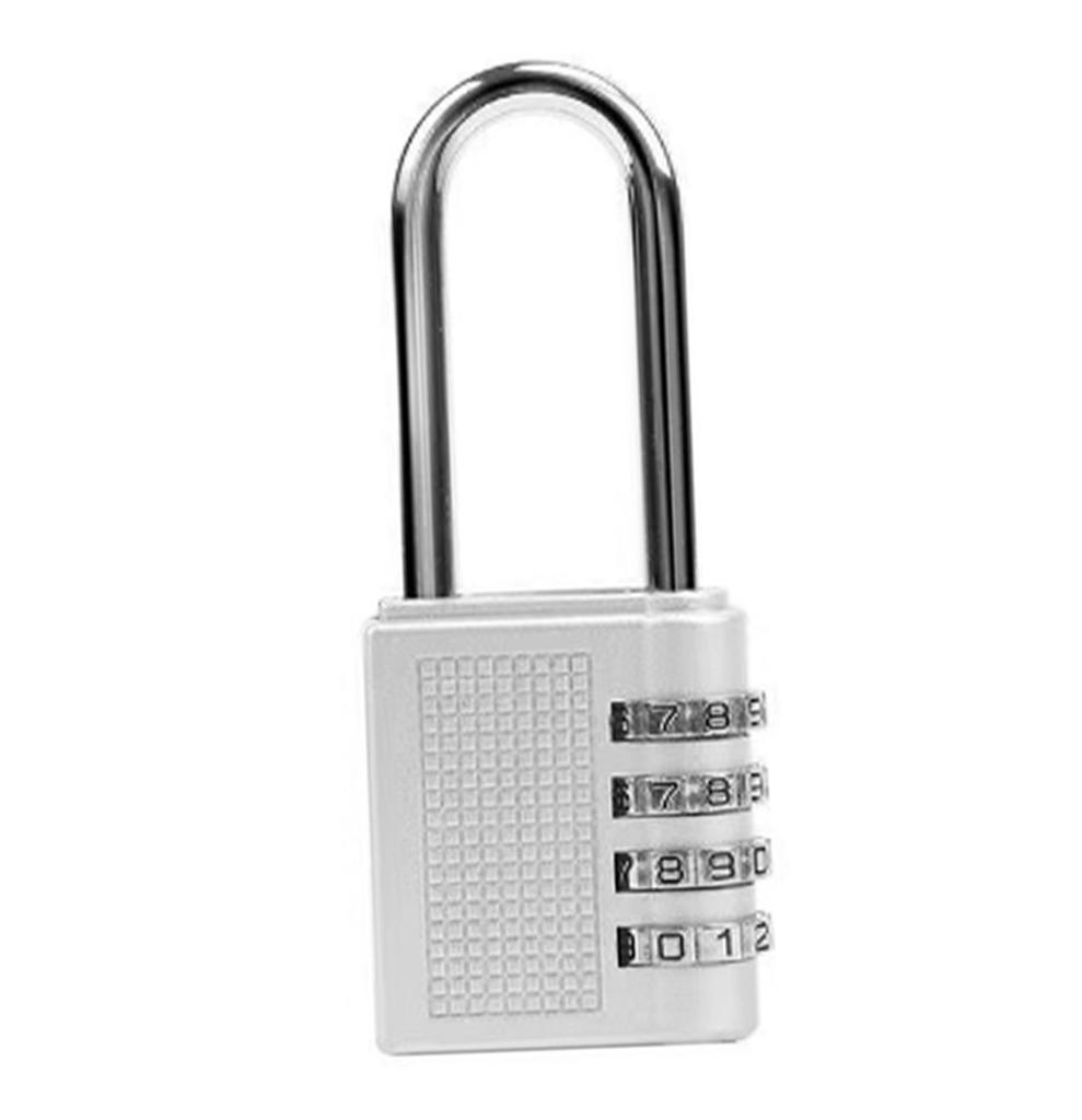 4 Digit Combination Lock Zinc Alloy Mechanical Number Password Hanging Lock for Storage Cabinet