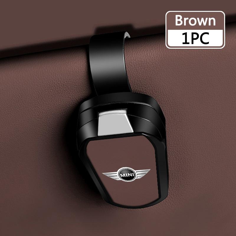 EBGU9 Car Sun Visor Eyeglasses Clip Goat Leather Magnetic Sunglasses Holder For BMW M5 M4 M3 F20 F40 F22 F30 E90 F32 F10 F06 F07 F46