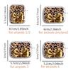 Clear Earphone Cases Cover Case For Airpods Pro Pro2 4 Pro3 2 1 3 Leopard Print Bow