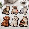 Non-slip Animal Doormat Special-shaped Room Floor Rug New Cat Dog Carpet  Bedroom Living Room Decor