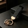 Keychain Pendant, Carbon Fiber Car Key Chain with Anti-Lost D-Ring, Universal Keychain for Men And Women