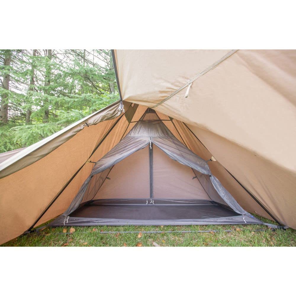 Whole Earth EARTH PYNOMAD Tent for 1 to 2 people WE2LDA11 BEG Solo Touring One Pole Tent TC Material Only one item per person (BeigeFF)