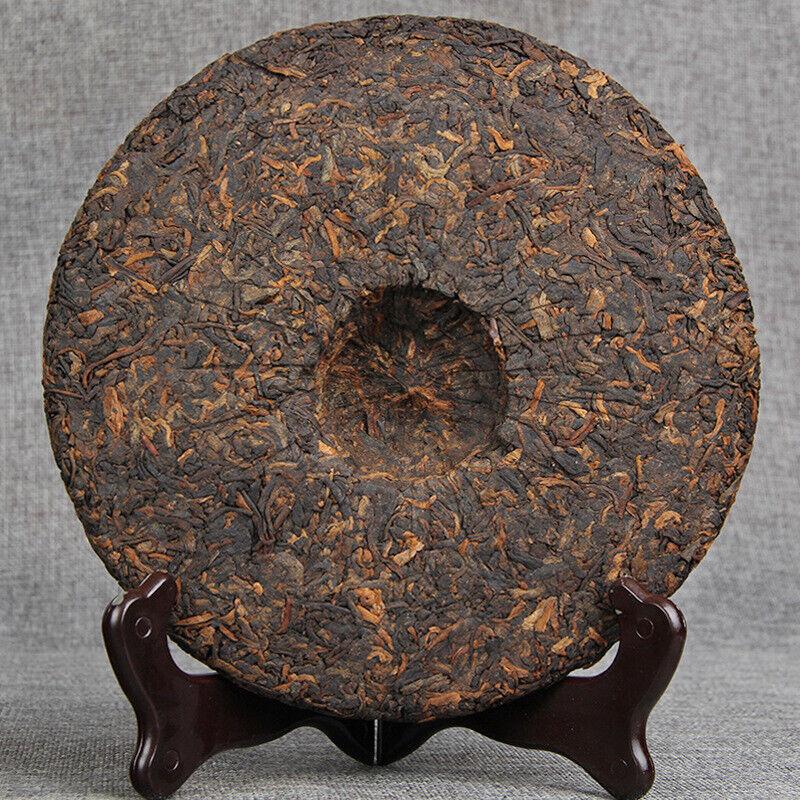 357g høykvalitets svart te Golden Bud Ripe Tea Big Leaf Aromatic Pu'er Tea Cake