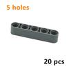 43857 32524 32316 Dickes Loch Arm Träger Hubarm Achse Auto Technische 1x2 1x7 1x5 Stein Kreatives MOC Baustein Kompatibles Spielzeug