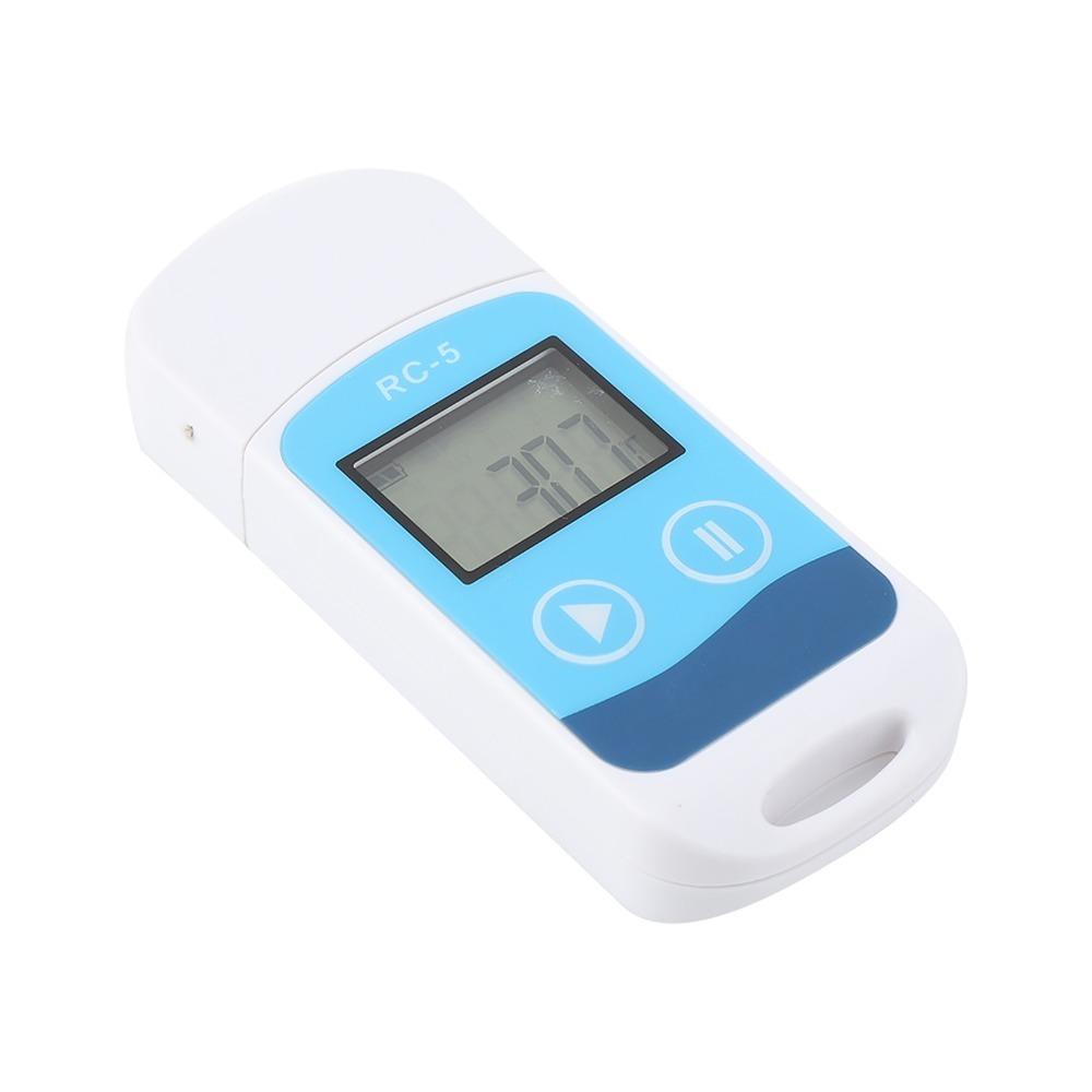 USB Flash Drive Shape Temperature Logger Mini Portable RC-5 Model Temperature Meter No Battery Included Auto Data Record