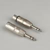 1/2Pcs 6.5Mm Stereo 1/4" Trs Male To Xlr 3Pin Female & Male Stereo Balanced Audio Connectors 1/4 Inch Trs To Xlr Adapter Set