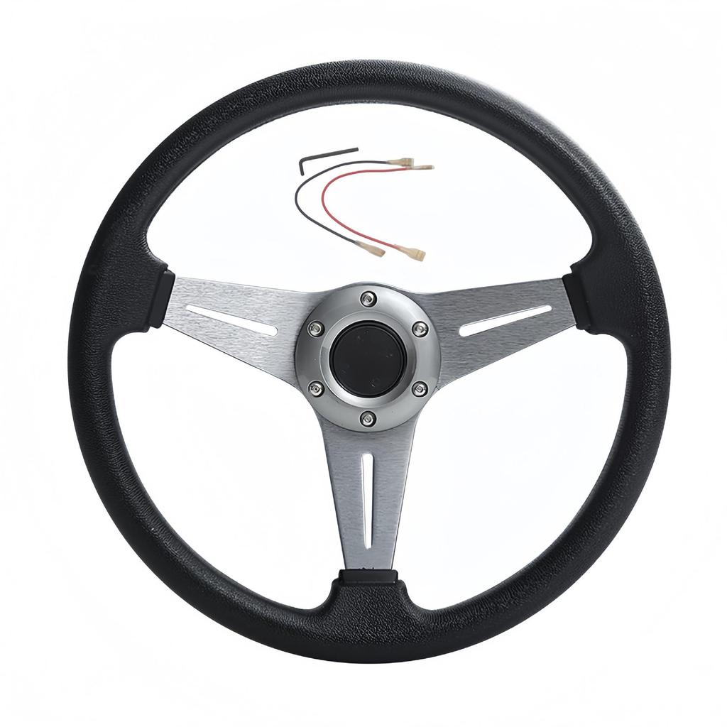 Volante de Carreras de PU de 14 Pulgadas para Karts
