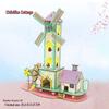 Girls' DIY 3D Wooden Ferris Wheel Puzzle - Educational Assembly Toy