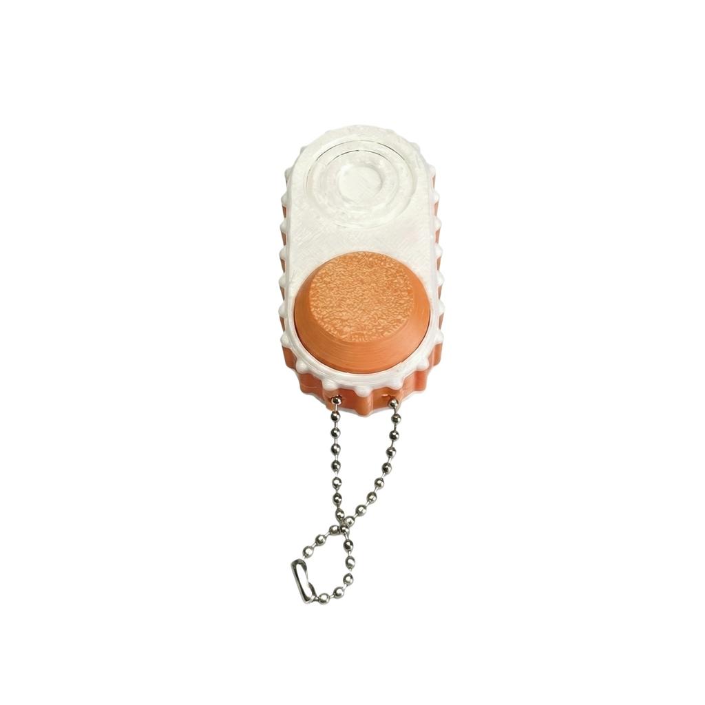 Ein per Knopfdruck bedienbarer, rotierender Ball – ein stressabbauendes Spielzeug für alle Altersgruppen, das bei Angstzuständen hilft.