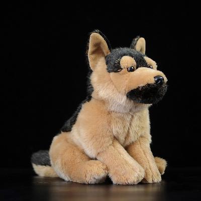 Süße Deutscher Schäferhund Plüsch Puppe simulierte Haustier Hund Puppe Tier Spielzeug pädagogisches Geschenk