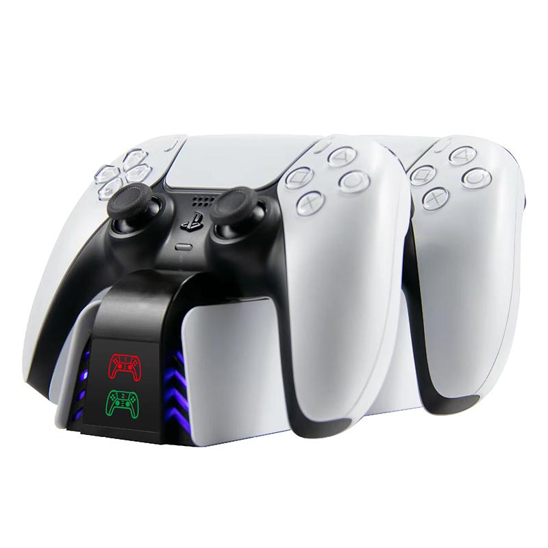 PS5 Controller Charger Stand, YH54 Dual Charging Dock for PlayStation 5 Controllers with LED Indicator