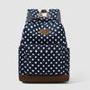 Zaino di alta qualità retrò letterario a pois Zaino per studenti delle scuole medie del campus Zaino casual semplice versatile da donna