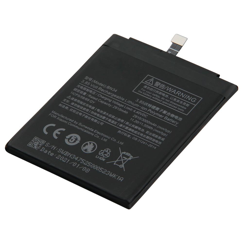 NEW Replacement Battery For Xiaomi Red mi 5A Redrice 5A BN34 Phone Battery 3000mAh