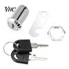 Wide Application Cam Lock File Cabinet Rust Resistant Easy To Install Sturdy Simple Operation Anti-theft Zinc Alloy Single-opening Home Supply