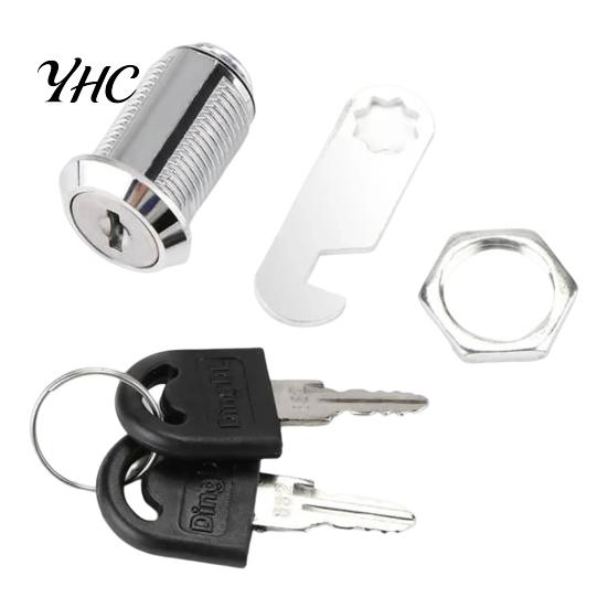 Wide Application Cam Lock File Cabinet Rust Resistant Easy To Install Sturdy Simple Operation Anti-theft Zinc Alloy Single-opening Home Supply