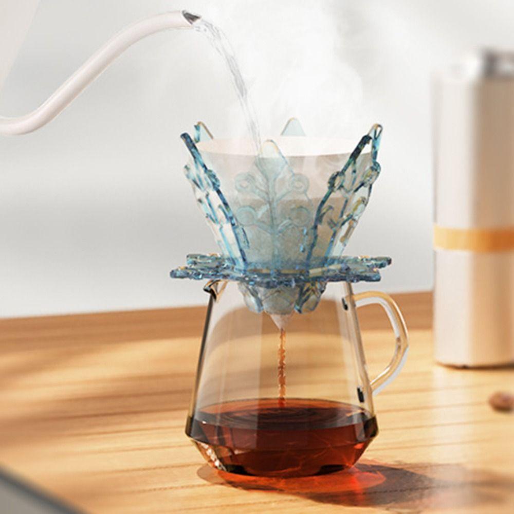 

Space Saving Coffee Filter Drip Rack Reusable Coffee Filter Cup Brewing Coffee Dripper Outdoor