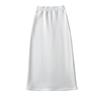 Style 2023 New Arrival Women's Clothing Casual Slim Looking Easiest for Match Back Slit Elastic Waist Thickened Bathroom Skirt Half-Length Dress