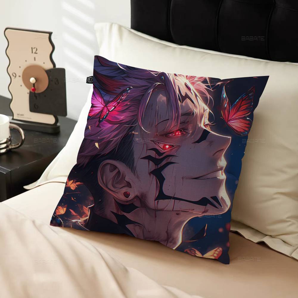 Anime Ryomen Sukuna Personalized Pillow Dust Cover Bedroom Kids Party Decoration Pillowcase Birthday Children Gift
