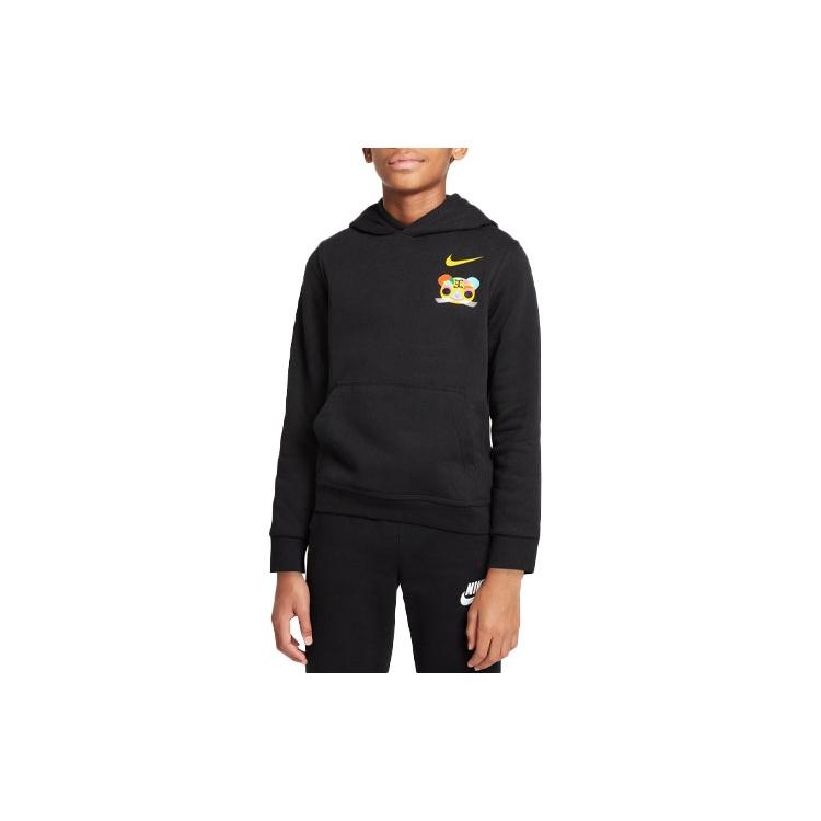 (GS) Nike CNY Chinese New Year s Edition Fleece Lined Stay Warm Sports Boy Black Kids  DQ9133-010 S