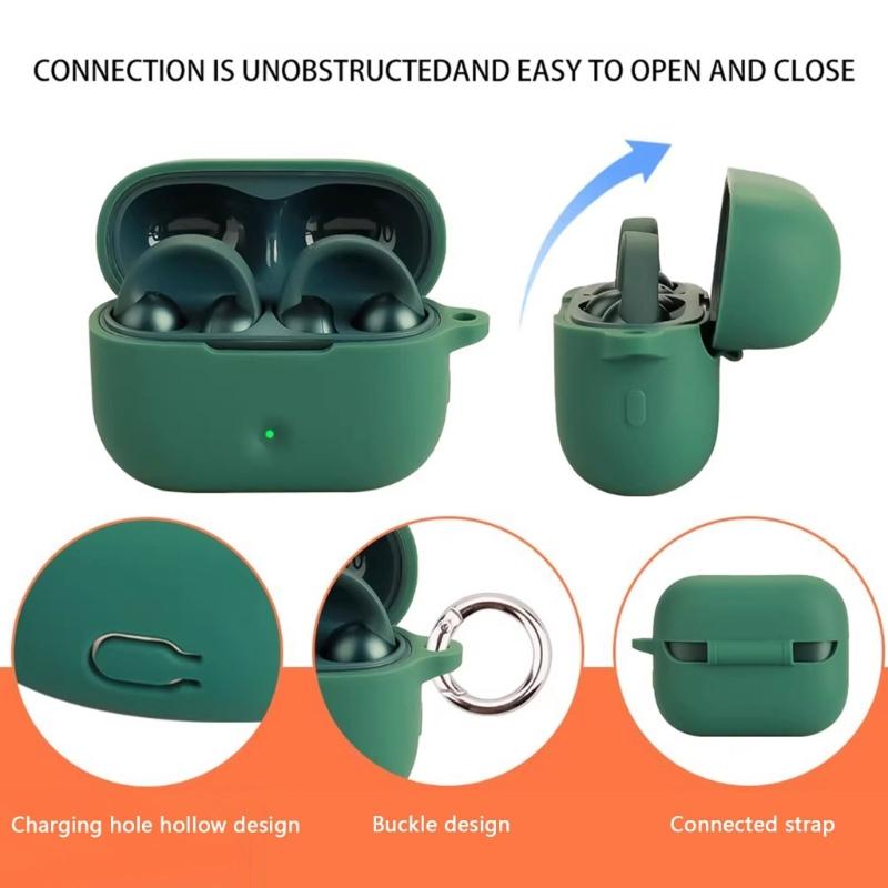 Flexible Earphone Protective Case Shockproof Shell Washable Housing Antidust Sleeve Prevents Entry Of Dirt for Buds Clip
