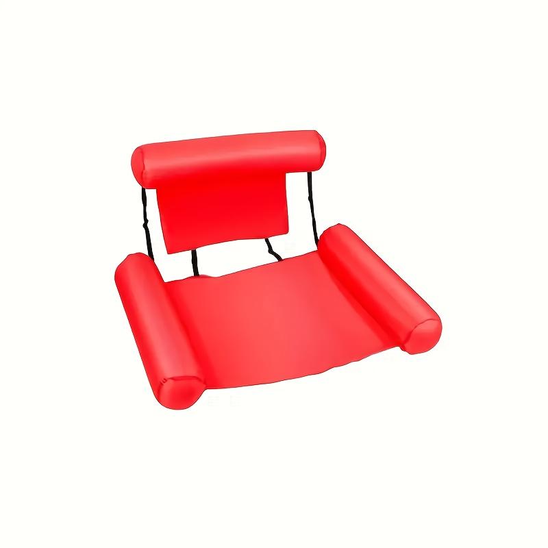 Aufblasbare blaue Wasserhängematte – Schwimmliege für Erwachsene, PVC-Material, bequem und langlebig zum Schwimmen, Entspannen und für Urlaubsspaß