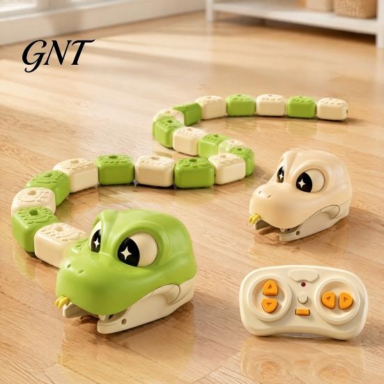 Magnetic Snake Toy 1/2 Sets Remote Control Toy, 2 Players Competitive Eating Itself Parent-Child Interactive for Toddlers Boys Girls Parent Child