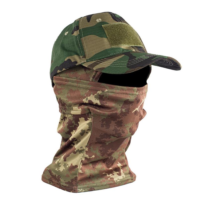 Russian Tactical Camouflage Mask Hat Baseball Cap Beanies Military Army Skullies Unisex Hip Hop Knitted Cap Elastic Outdoor Cap