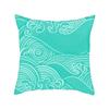 Wave Pattern Decorative Polyester Cushion Cover Throw Sofa Bed Couch Decorative Pillow Case Home Decor 45X45CM Fundas De Cojin