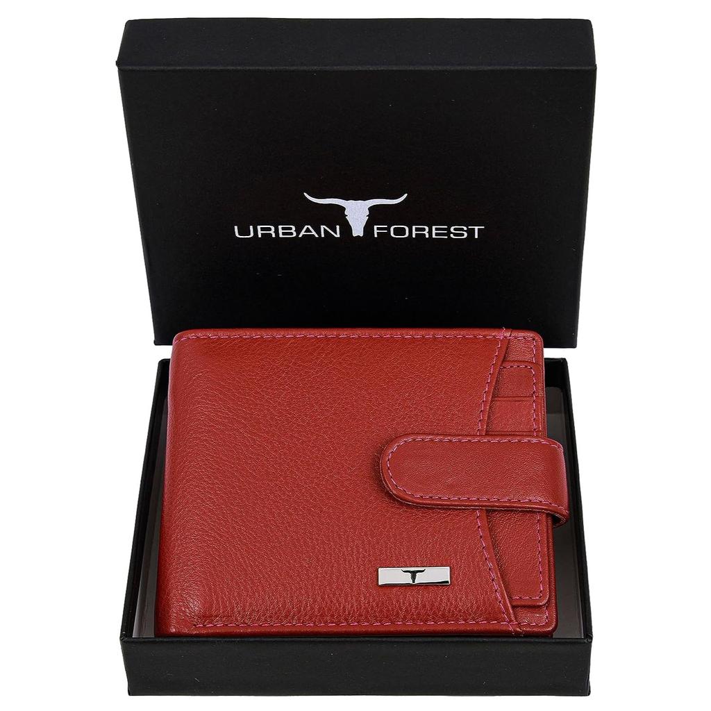 URBAN FOREST Oswald Redwood Leather Wallet for Men